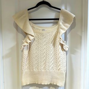 NWT Ruffle sweater shirt
